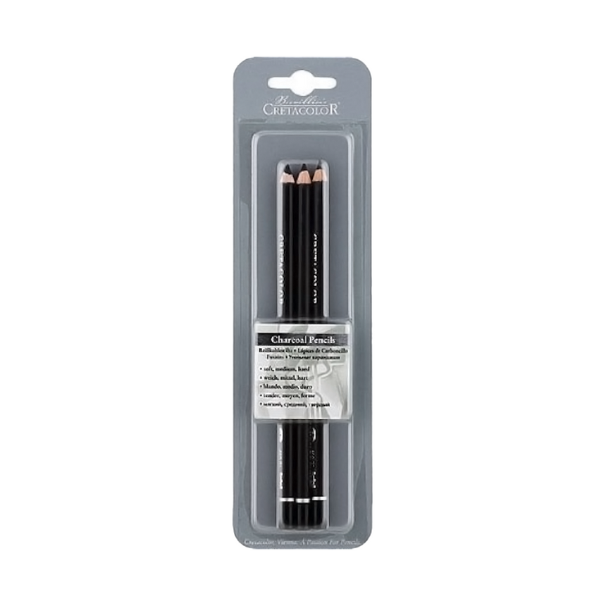 Cretacolor Charcoal Pencils (3 Set)