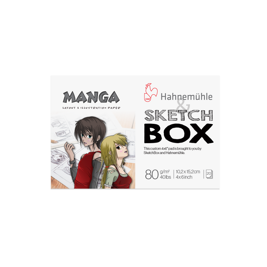 Hahnemuhle Manga Pad 4x6 20 Sheets