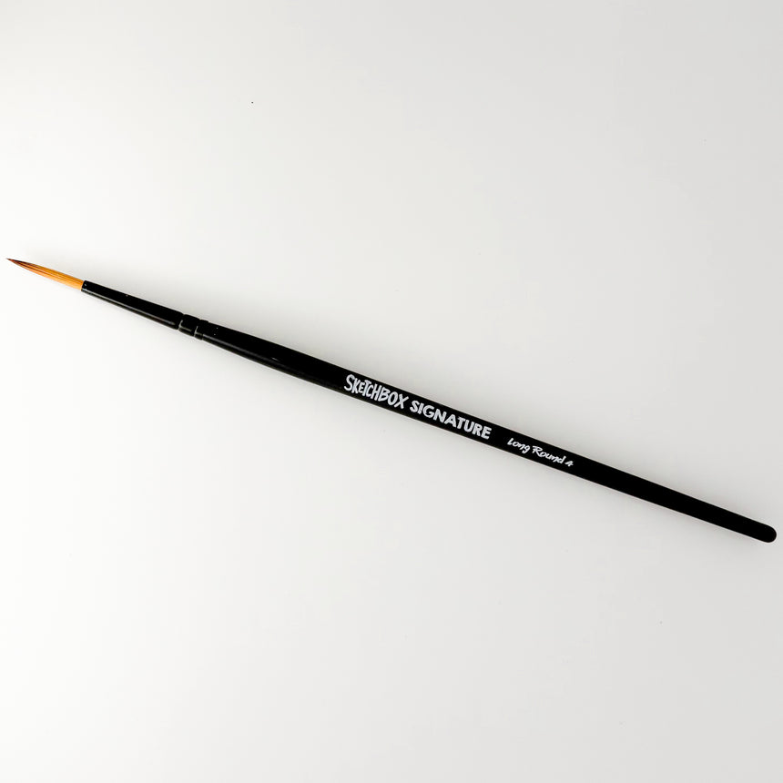 SketchBox Signature Brush – Long Round, Size 4