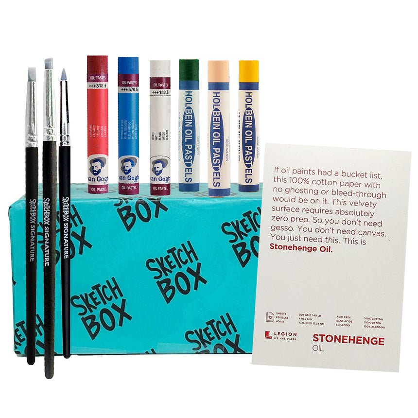 Oil Pastel + Color Shaper Basic Box