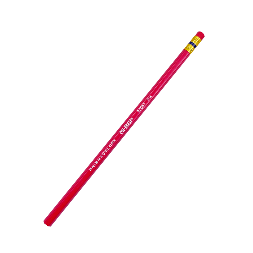 PRISMACOLOR COL-ERASE PENCIL IN PINK