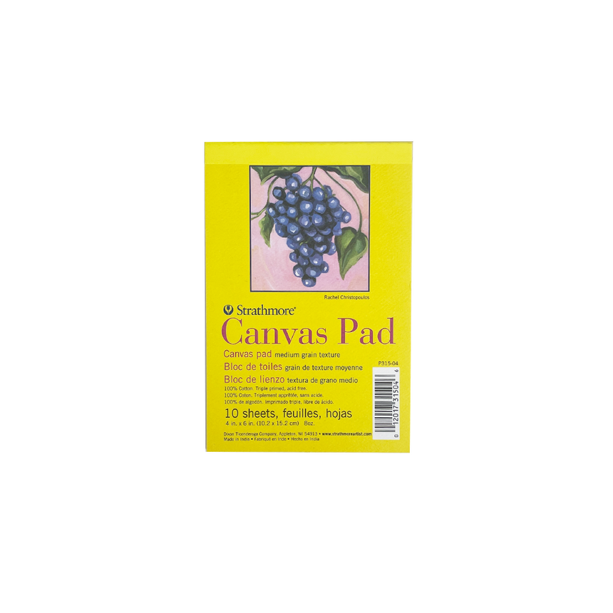 Strathmore Canvas Pad 300 Series 4x6- 10 sheets