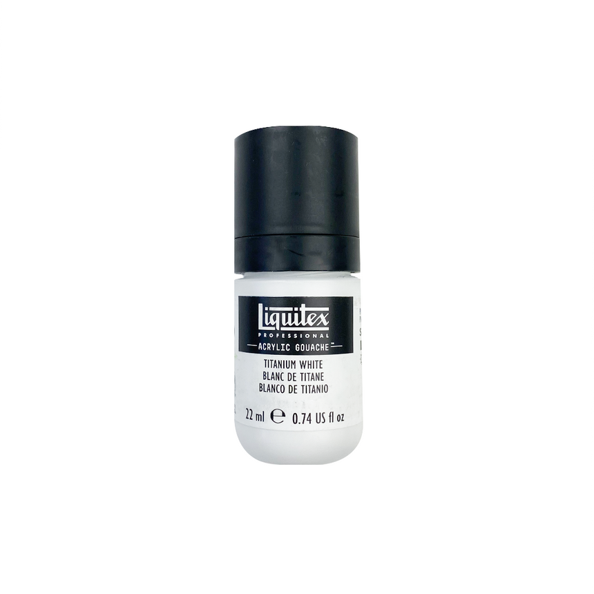 Liquitex Acrylic Gouache-22ml Titanium White