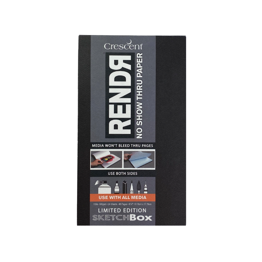 Rendr Drawing Pad 4x7.75" Custom Pad 24 sheets