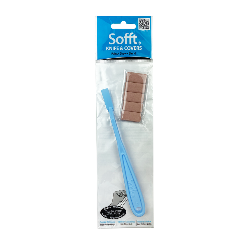 Sofft Knife and Cover Set--1 knife Flat Sponge 5 covers
