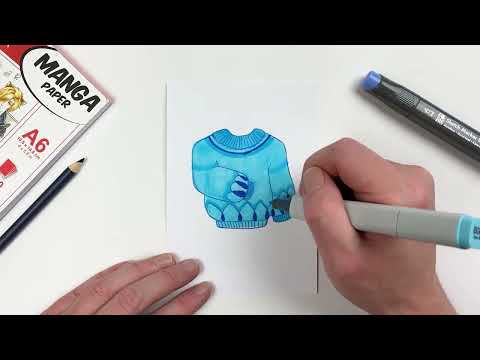 Winter Illustration Marker + Color Pencil Basic Box