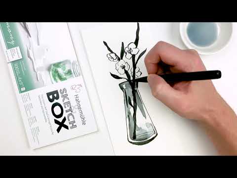 Floral Watercolor Marker Premium Box