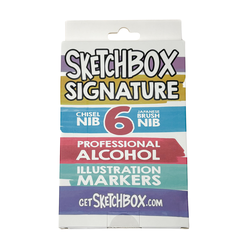 SketchBox Signature Jewel Toned Alcohol Marker Sets