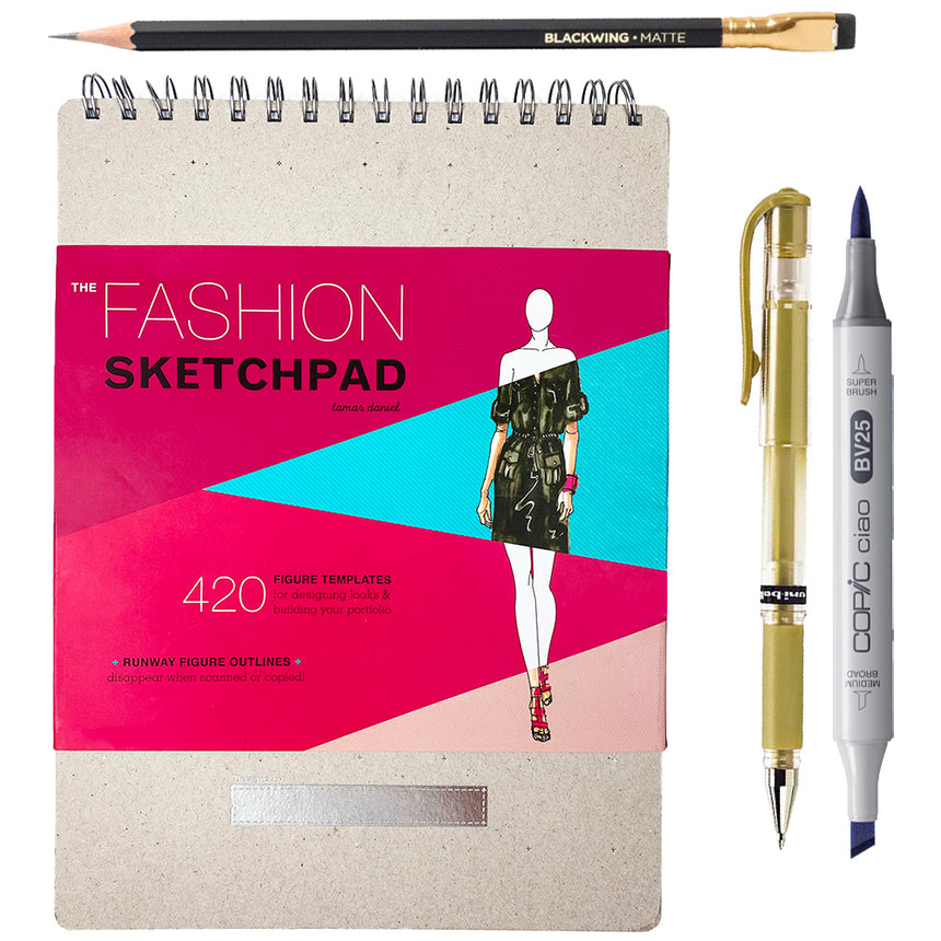 Fashion Illustration BYOB Packaging and 4 included items