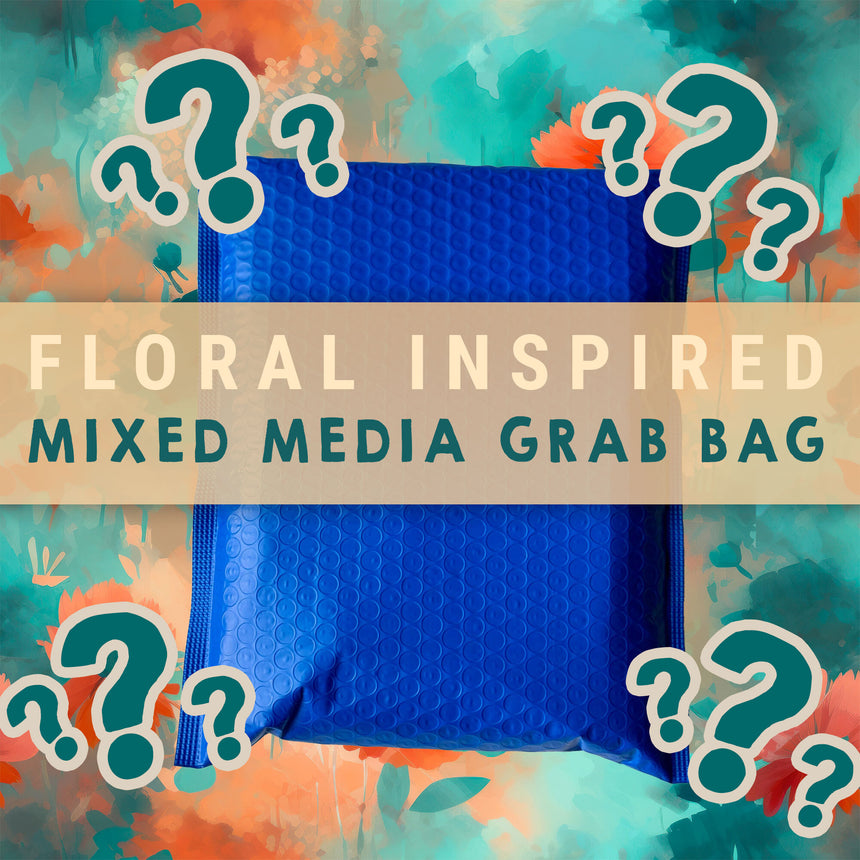 Floral Inspired Mixed Media Grab Bag