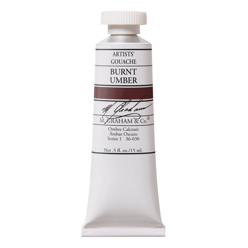 M. Graham Gouache 15ml  - Burnt Umber