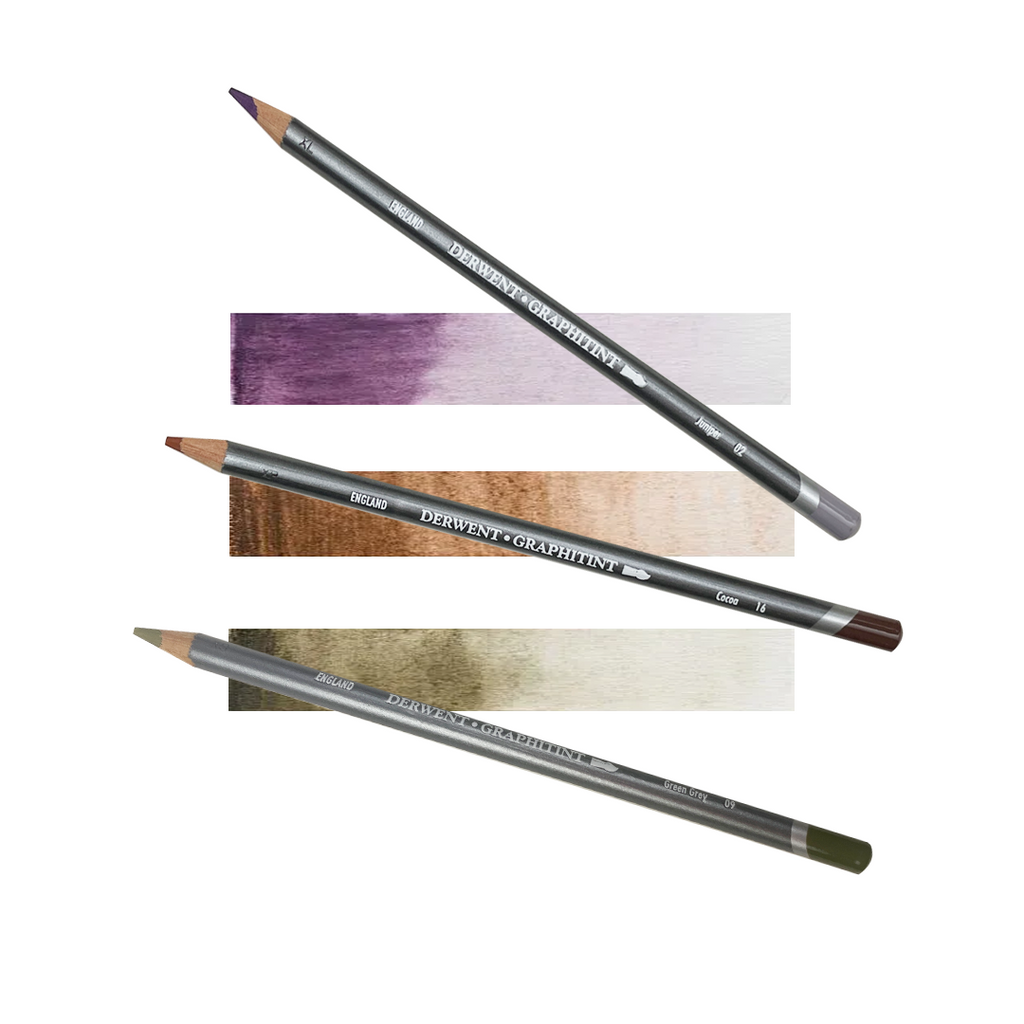 Art Using Graphitint Derwent Graphitint Pencil Set of 3 – ShopSketchBox