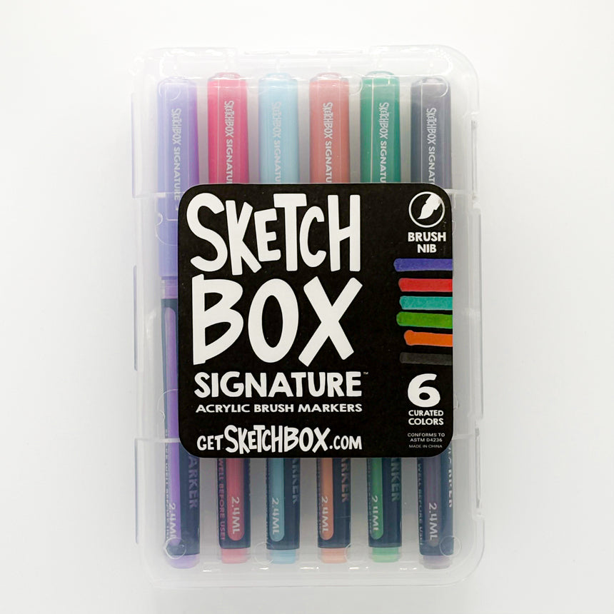 SketchBox Signature Paint Marker- 6 Set