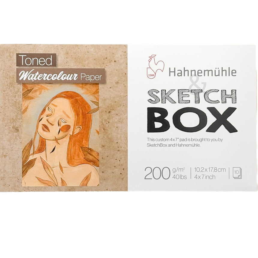 Hahnemuhle 4x7 Toned Beige Cold Press Watercolor Pad 10 sheets