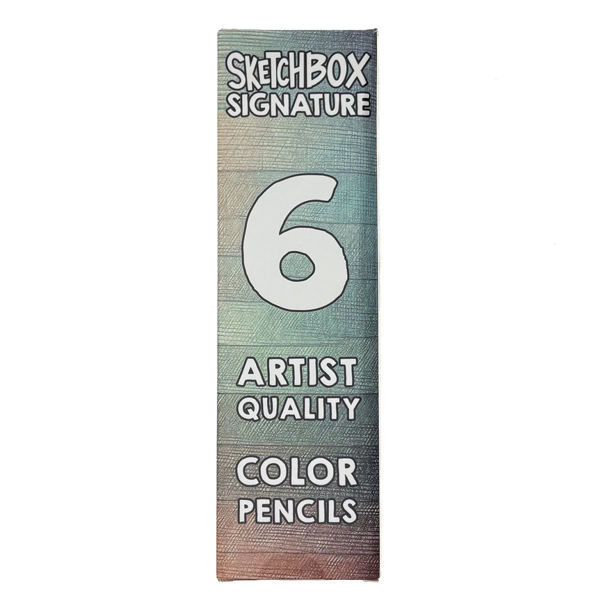SketchBox Signature Colored Pencil 6 Set