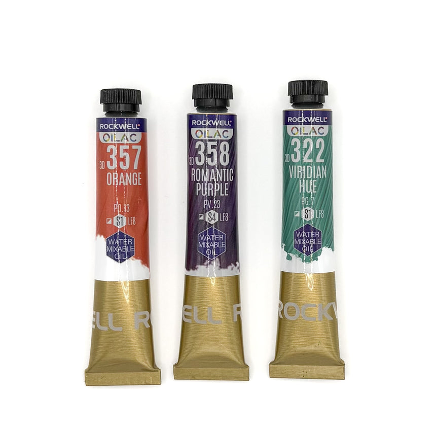 Rockwell 3D Oilac 8ml Paint Sets