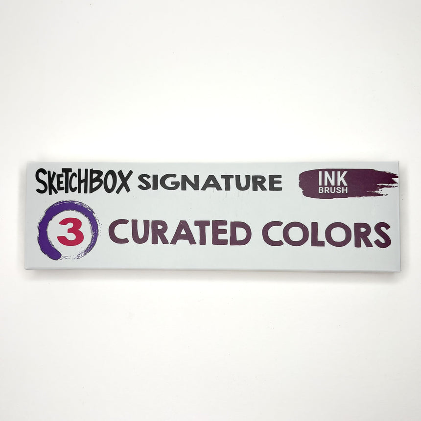 SketchBox Signature Dye-Based Ink Brush 3 Set