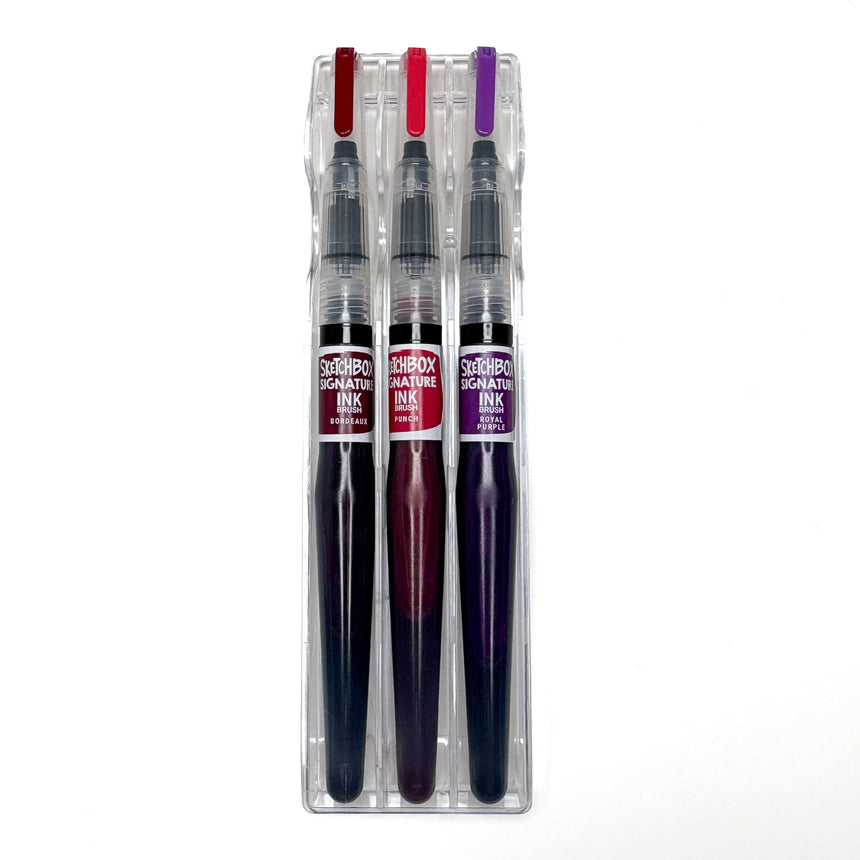 SketchBox Signature Dye-Based Ink Brush 3 Set