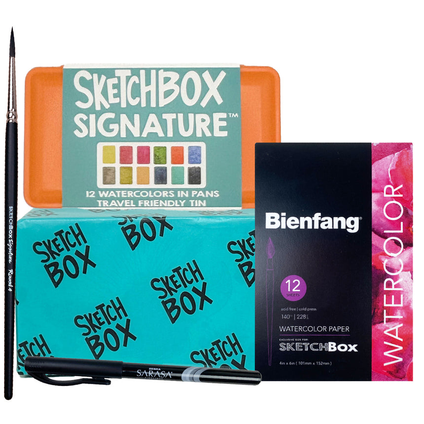 Willow Wolf Watercolor Basic Box