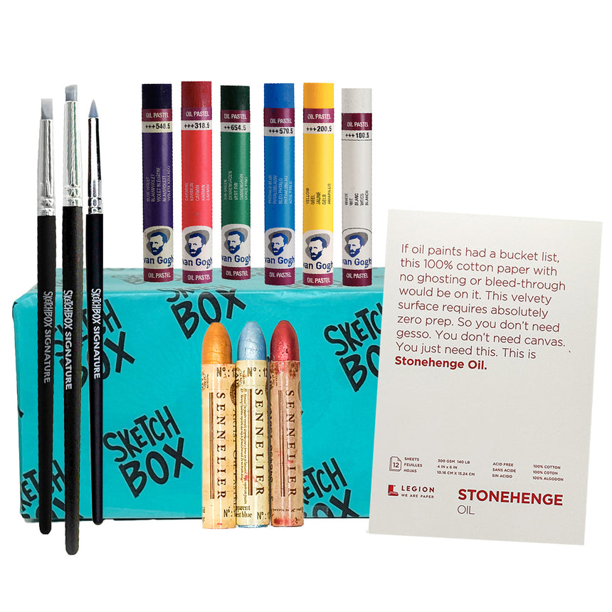 Oil Pastel + Color Shaper Premium Box
