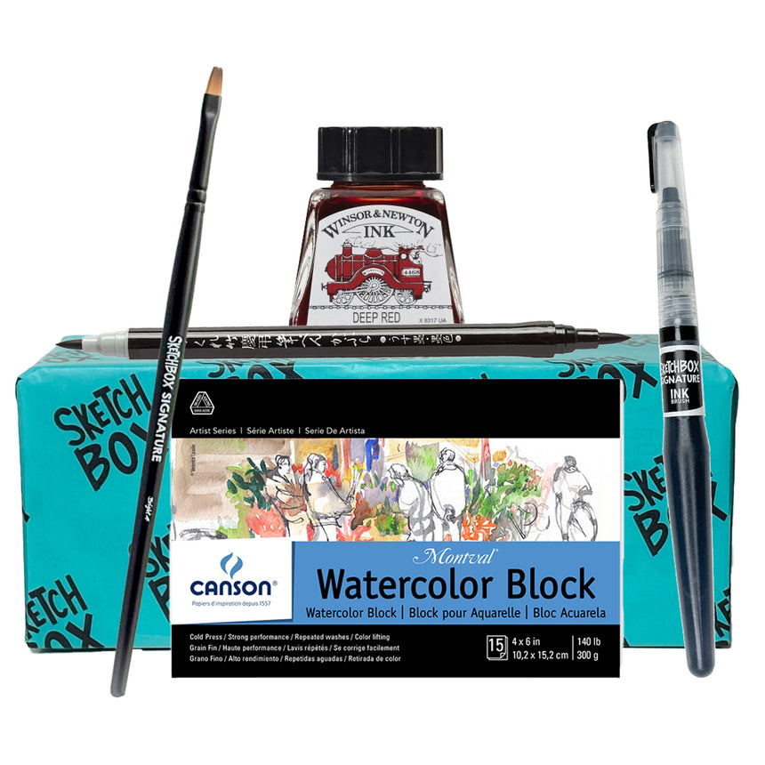 Red & Black Basic Ink Box