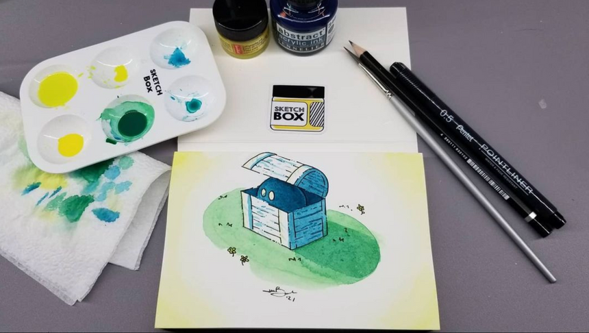 Acrylic Ink Basic Box