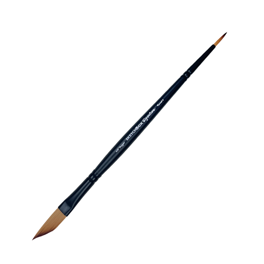SketchBox Signature Dual Headed Brush (Round 4 and 3/8in Dagger)