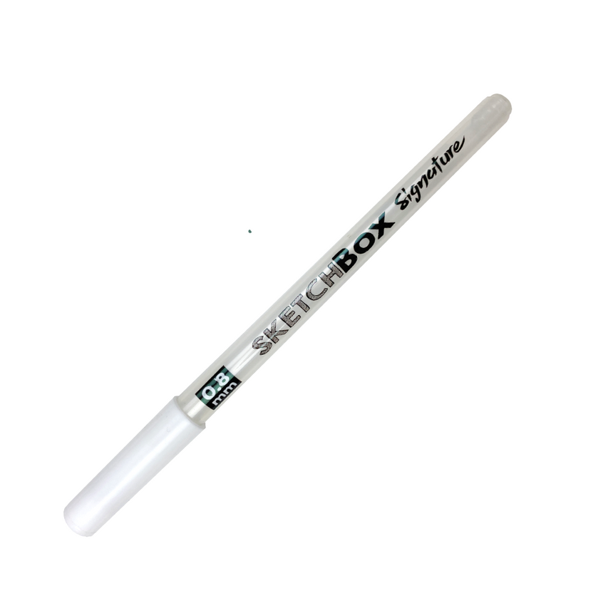 SketchBox Signature White Gel Pen 0.8 – ShopSketchBox