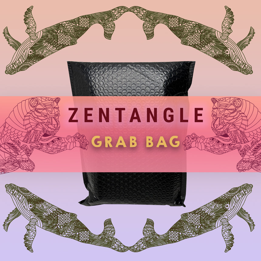SketchBox-curated collection of drawing supplies for Zentangle® Grab Bag