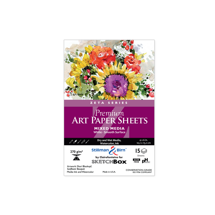 Stillman & Birn Zeta Mixed Media Paper--White