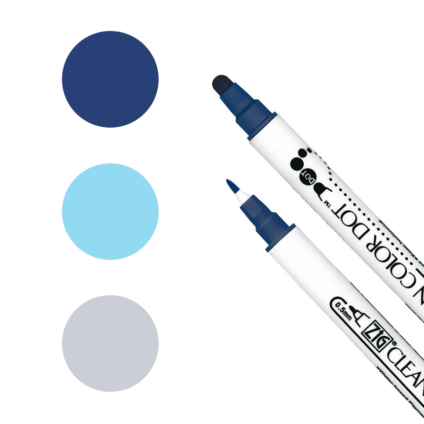 Zig Clean Color Dot Marker - Bluebonnet