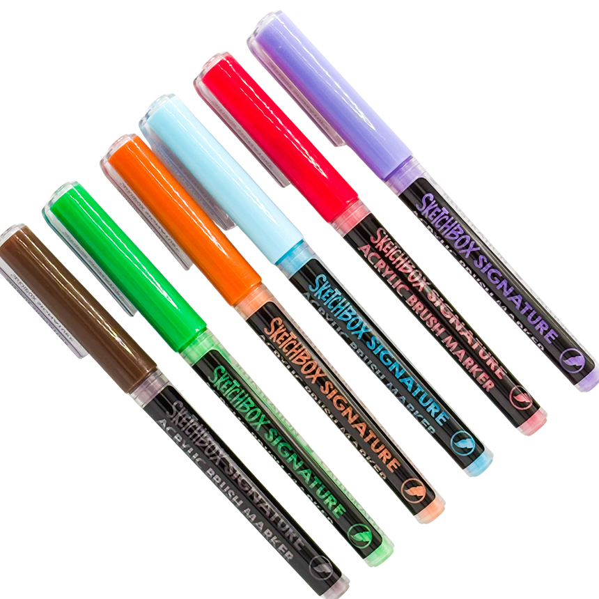 SketchBox Signature Paint Marker- 6 Set