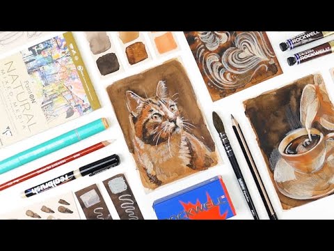 Premium Coffee Watercolor Box