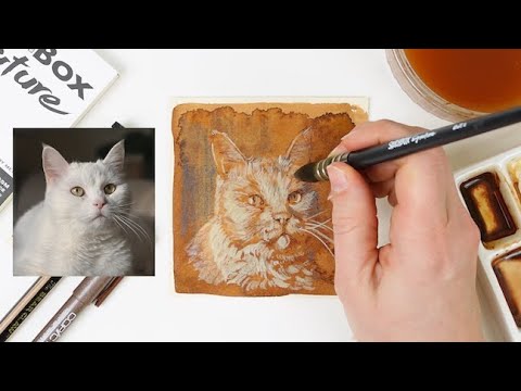 Coffee Watercolor Basic Box