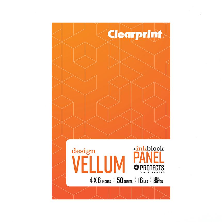 Clearprint Design Vellum 4x6-50sheets