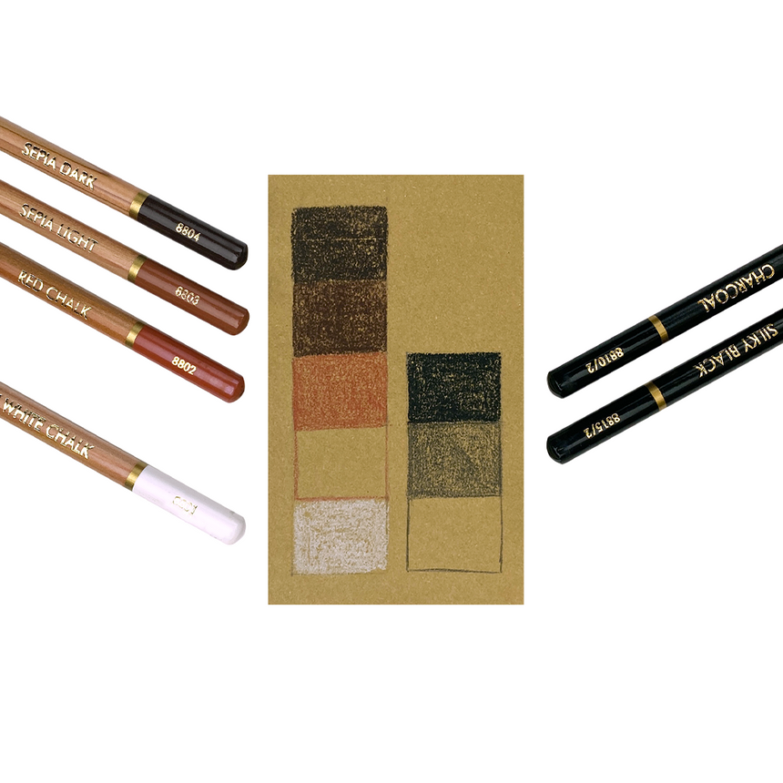 Gioconda Chalk & Charcoal Pencils Set – ShopSketchBox