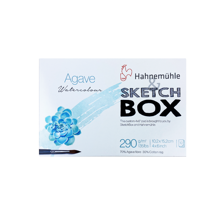 Hahhnemuhle Agave Watercolor Paper 4x6 10 Sheet – ShopSketchBox