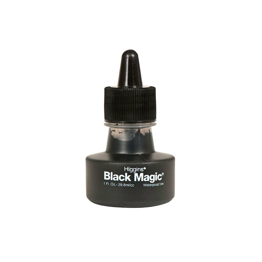 HIGGINS BLACK MAGIC INK BOTTLE - 1OZ 