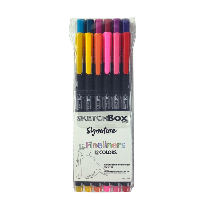 SketchBox Signature Fineliner 12-set Bold – ShopSketchBox