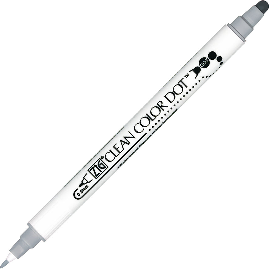 Kuretake Zig Clean Color Dot Pen - Grey