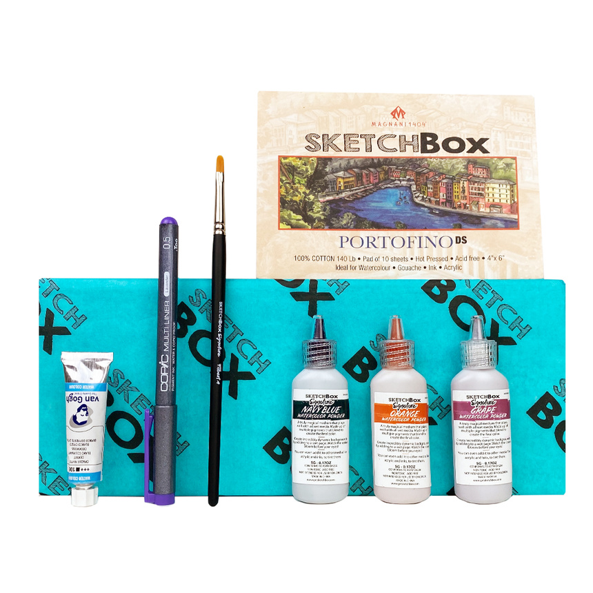 Watercolor Powder Basic Box